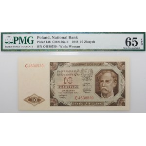 10 złotych 1948 - ser. C