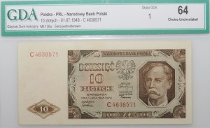 10 gold 1948 - ser. C