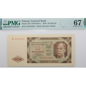 10 gold 1948 - ser. AY