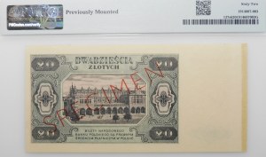 20 gold 1948 - ser. OO 0000000 - MODEL No 000027 - RARE
