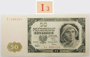 50 gold 1948 - ser. I 3 - 6-digit - rarest variety - BEAUTIFUL