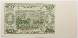 50 gold 1948 - ser. I 3 - 6-digit - rarest variety - BEAUTIFUL