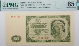 50 gold 1948 - ser. AZ