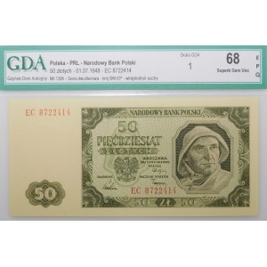 50 złotych 1948 - ser. EC