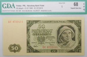 50 gold 1948 - ser. EC