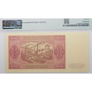 100 złotych 1948 - ser. KR
