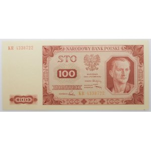 100 złotych 1948 - ser. KR
