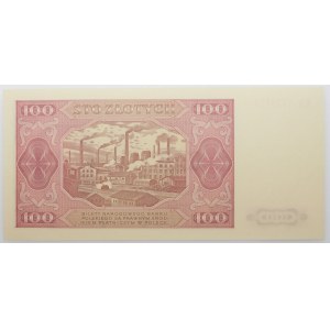 100 złotych 1948 - ser. KR