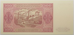 100 zloty 1948 - ser. KR - MODEL