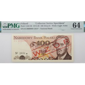 100 złotych 1979 - ser. EU 0000000 - WZÓR - No 2854★