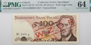 100 gold 1979 - ser. EU 0000000 - MODEL - No 2854★.