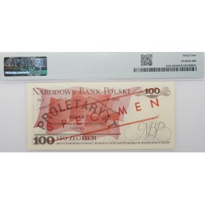 100 złotych 1979 - ser. EU 0000000 - WZÓR - No 2854★