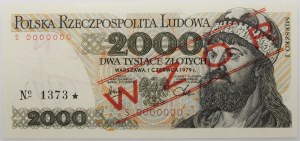 2000 gold 1979 - ser. S 0000000 - MODEL - No 1373★.