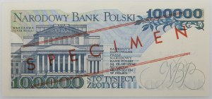 100,000 gold 1990 - ser. A 0000000 - MODEL - No 0861★.