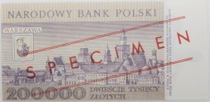 200,000 gold 1989 - ser. A 0000000 - MODEL - No 0558★.