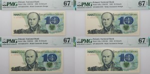 set of 4 x 10 gold 1982 - cheese. K