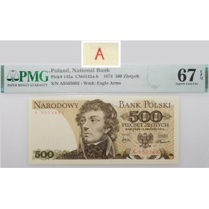 500 złotych 1974 - ser. A - pierwsza seria