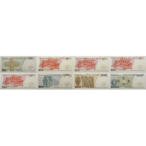 zestaw 8 banknotów - mix małego PRL-u