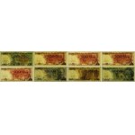 zestaw 8 banknotów - mix małego PRL-u