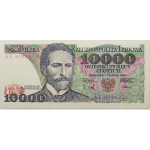 10.000 złotych 1988 - ser. AE - najrzadsza seria rocznika