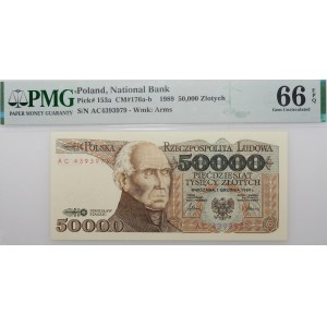 50.000 złotych 1989 - ser. AC