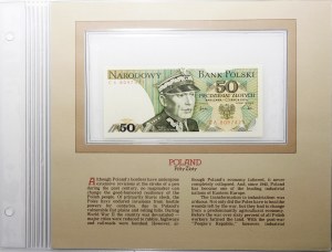 Commemorative folder of 50 gold 1979 ser. CA