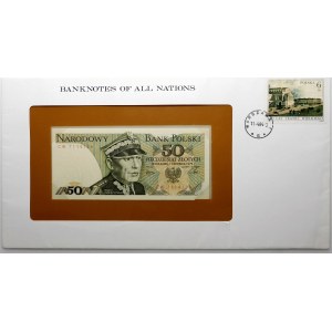 Koperta okolicznościowa z 50 złotych 1979 ser. CW