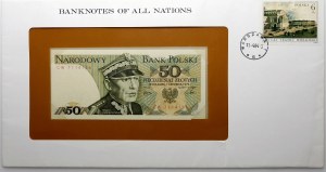 Commemorative envelope of 50 gold 1979 ser. CW
