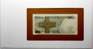 Commemorative envelope of 50 gold 1979 ser. CW