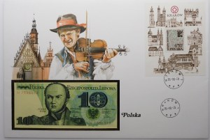 Commemorative envelope of 10 gold 1982 ser. N