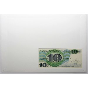 Koperta okolicznościowa z 10 złotych 1982 ser. N