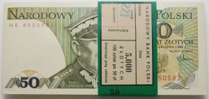 Bank parcel 50 gold 1988 - ser. HK