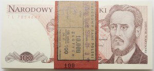 Bank parcel 100 gold 1988 - ser. TL