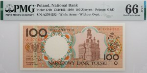 Polish cities 100 gold 1990 - ser. A