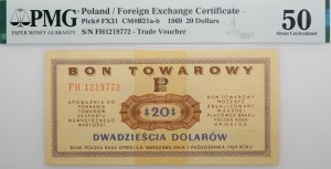 $20 1969 PeKaO (Pewex) - ser. FH