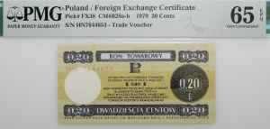 20 cents 1979 PeKaO (Pewex) - ser. HN