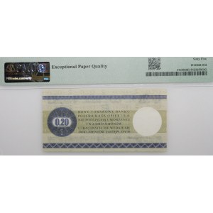 20 centów 1979 PeKaO (Pewex) - ser. HN