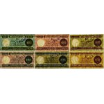 komplet 6 szt. WZORÓW centowych 1979 PeKaO (Pewex) - num. zerowa