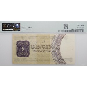 5 dolarów 1979 PeKaO (Pewex) - ser. HE 0000000 - WZÓR
