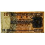 10 dolarów 1979 PeKaO (Pewex) - ser. HF 0000000 - WZÓR