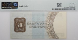 $20 1979 PeKaO (Pewex) - ser. HH 0000000 - PATTERN