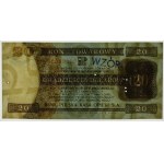 20 dolarów 1979 PeKaO (Pewex) - ser. HH 0000000 - WZÓR