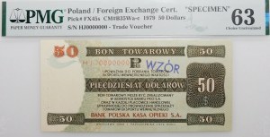 $50 1979 PeKaO (Pewex) - ser. HJ 0000000 - PATTERN
