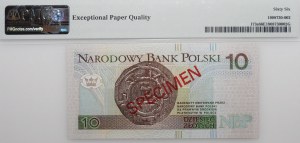 10 zloty 1994 - ser. AA 0000000 - MODEL - No. 426 (3-digit)