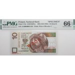 10 złotych 1994 - ser. AA 0000000 - WZÓR - Nr 426 (3-cyfrowy)