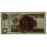 10 złotych 1994 - ser. AA 0000000 - WZÓR - Nr 426 (3-cyfrowy)