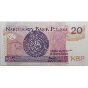20 złotych 2016 - ser. AU - RADAR - 9777779