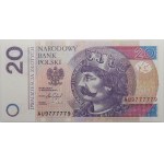 20 złotych 2016 - ser. AU - RADAR - 9777779