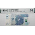 50 złotych 2012 - ser. AA - pierwsza seria