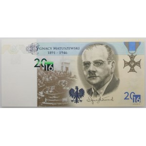 PWPW - 2016 Ignacy Matuszewski